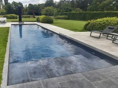 't Groene Plan Intégration harmonieuse d'un étang de baignade hybride dans le jardin