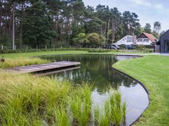 Tuinen Joos BVBA Une forme naturelle se  fondant dans le paysage 